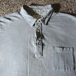 Faherty Polo Shirt Mens M Sunwashed Designer Outdoor Casual